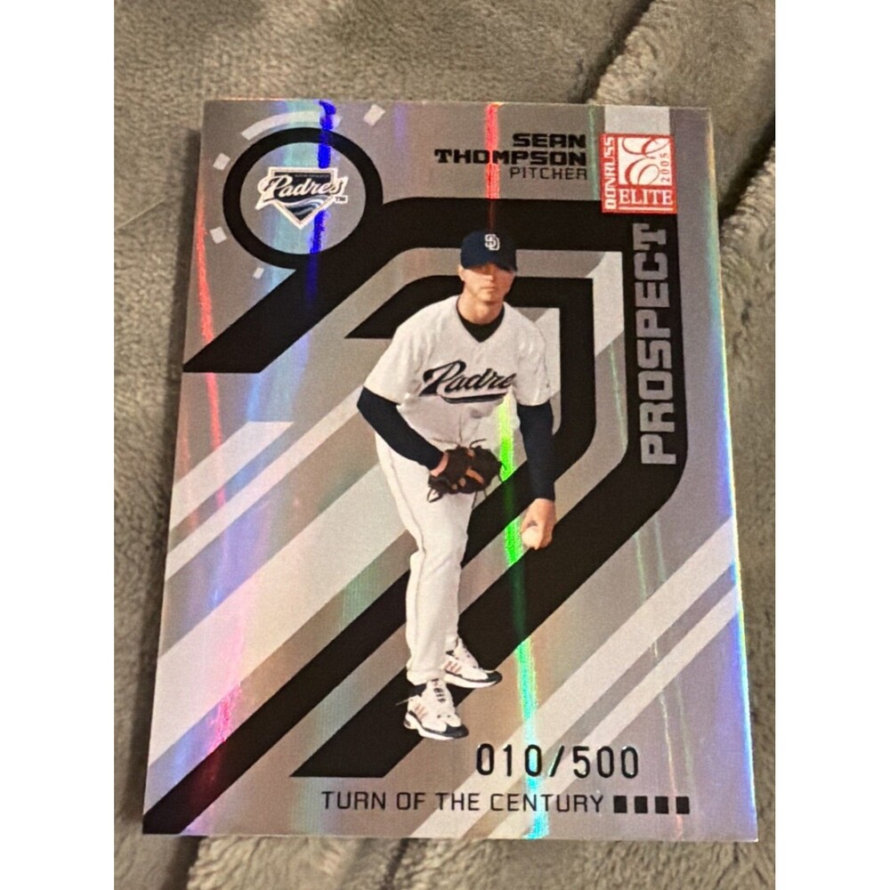 2005 Donruss Elite - Prospect Sean Thompson #191 Turn of the Century /500 (RC)